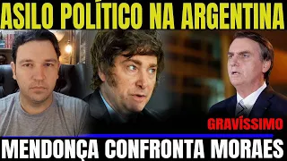 #1 ARGENTINA CONCEDERÁ ASILO POLÍTICO A PRESOS DO 8 DE JANEIRO! MENDONÇA REBATE ALEXANDRE DE MORAES