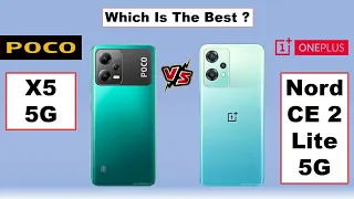 Poco X5 5G vs Oneplus Nord CE 2 Lite 5G