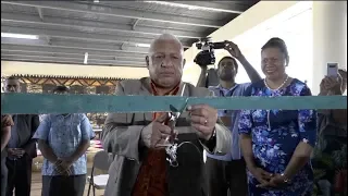 Fijian Prime Minister officiates at the opening of the Nasinu-Laqere Market