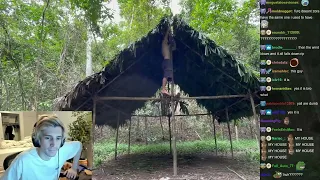 xQc reacts to primitive technology