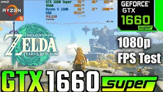 The Legend of Zelda Tears of the Kingdom GTX 1660 Super Pc Performance Test