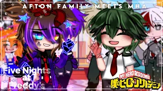 Afton Family Meets MHA / Fnaf  / Gacha Club