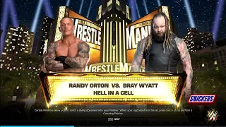 Wwe Wrestlemania Randy Orton Vs. Bray Wyatt ( Hell In A Cell ) Match