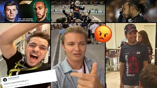 F1 Drivers & Other Celebrities React To Verstappen Winning The World Championship