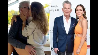 Katharine McPhee makes out with, climbs all over David Foster