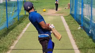 Best Batting Technique to Play Insane Swing Ball| In Nets | Focus&Patience #cricket #indiancricket