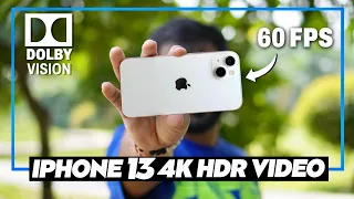 iPhone 13 HDR 4K 60 FPS DOLBY Vision 10 Bit Video | iPhone 13 Video Test | Unedited Samples | Hindi