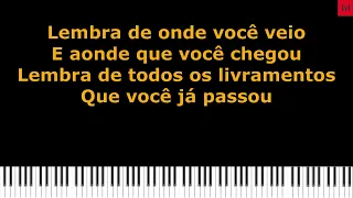 PIANOBACK Tá Chorando Por quê? - Amanda Wanessa PLAYBACK TOM ORIGINAL LEGENDADO