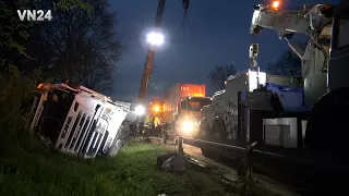 VN24 - How to recover a truck with tow truck and crane