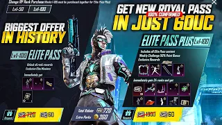 OMG 😱 Get New Royal Pass In Just 60Uc 100% Guaranteed | Biggest Offer In History | Pubg Mobile