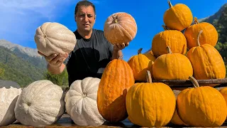 Traditional Pilaf with Pumpkin in a Rustic way!  A Masterpiece Of Oriental Cuisine