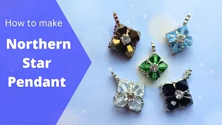 How to make a Star pendant - Beading Tutorial