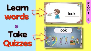 English Words & Quizzes | Basic Level 1.4 | Vocabulary for Kids