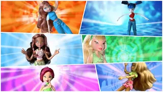 Winx Club Mattel Dolls Rai English Full Transformation