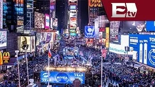 1 millón de personas asistieron al festejo de Año Nuevo en Times Square, NY / Andrea Newman