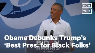 Obama: Trump Talks a Lot About Black Employment | NowThis