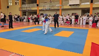 Nela Wieluniecka kumite dziewcząt 15-16lat -50kg Mistrzostwa Wielkopolski Malanów 18.05.2024