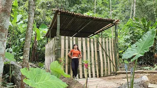 Lý Thị Ca: HOW TO BUILD DETAILS BAMBOO HOUSE  WITH A GIRL 2021 - Ep.58