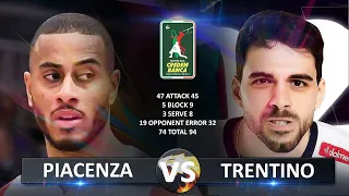 Piacenza vs Trentino | Italian Volleyball SuperLega 2023/2024