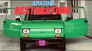 Fiat 126, lovingly restored.