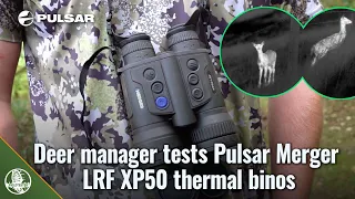 Deer manager tests the Pulsar Merger LRF XP50 thermal binoculars