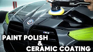 Paint Polishing & Ceramic Coating a BMW M3 2023