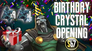 Unbelievable GOD-TIER Birthday Crystal Opening! Yowza! | Marvel Contest of Champions