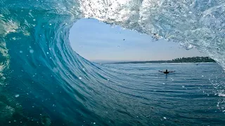 POV BODYBOARD - EPIC SESSION WITH ABSOLUTELY PERFECT BARRELS ~ INDONESIA #3