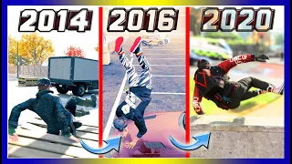 Evolution of Parkour logic in all watch dogs ( 2014 → 2020 )