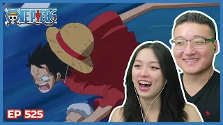 LUFFY USES ARMAMENT HAKI 👀 | One Piece Episode 525 Couples Reaction & Discussion