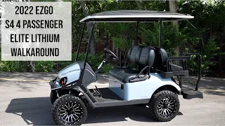 2022 EZGO S4 4 Passenger Elite Lithium Walkaround | Dean Team Golf Carts