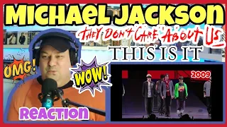 ⭐Michael Jackson⭐They  Don't Care About Us ⭐This Is It 2009⭐ Reaction⭐