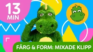 Bolibompa Mini: Mixade favoriter: FÄRG & FORM | 13 min