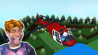 Roblox BUILD A BOAT Funny Moments MEMES (WORKING HELICOPTER)