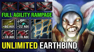WTF Full Agility Meepo 1100 XPM Crazy Rampage Unlimited Earthbind Root 7.31 Dota 2