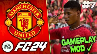 FC 24 Manchester United Career Episode 7 | GAMEPLAY MOD INSTALLED!