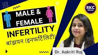 Male Infertility I Female InfertilityI बांझपन (इनफर्टिलिटी)I Reproductive Health | Class 12 Biology