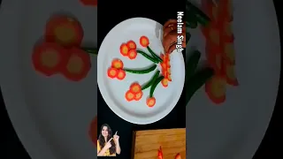 Easy Salad Decoration for School Competition By Neelam Ki recipes....#shorts