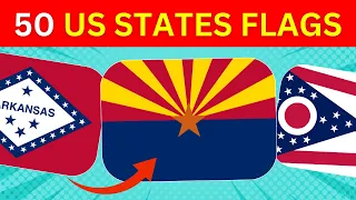 Guess The US State Flag |50 US States Quiz | Quiz Manu |