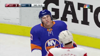 NHL 19 - Detroit Red Wings Vs New York Islanders Gameplay - NHL Season Match Dec 15, 2018