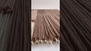 Layered Dip Dye Tapestry | Fiber Art | Textile Wall Art | Neutral Bedroom Decor | Yarn Art