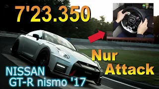 NISSAN GT-R nismo '17【Nurburgring  nordschleife Attack】Gran Turismo Sport ‖ T-GT Gameplay