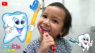 Anak 3 tahun Belajar Gosok Gigi Sendiri - Brush Your Teeth for Kids | DenDis Kids