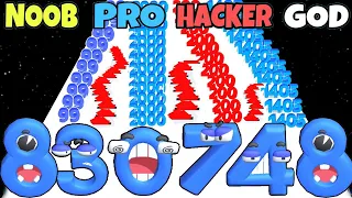 NOOB vs PRO vs HACKER vs GOD in Number Master