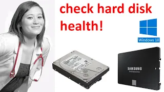 how to check hard disk health in windows