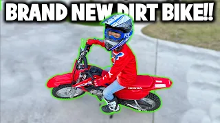 6 Year Old GET BRAND NEW DIRT BIKE!! - Surprising My Son with a New Dirt Bike!