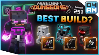 MY BUILD + Best Weapons, Armor & Enchantments Explained For Max Difficulty in Minecraft Dungeons