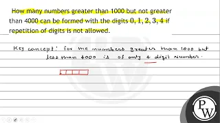 How many numbers greater than 1000 but not greater than 4000 can be formed with the digits ( 0,...