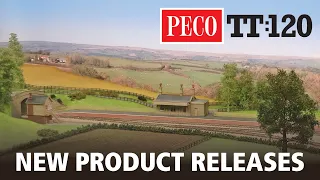 PECO TT:120  - new small radius turnouts, crossing, and more kits!