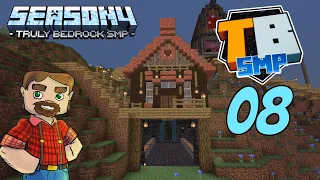 1.18 Truly Bedrock Minecraft Season 4:8 - Lava Farm and Super Smelter!